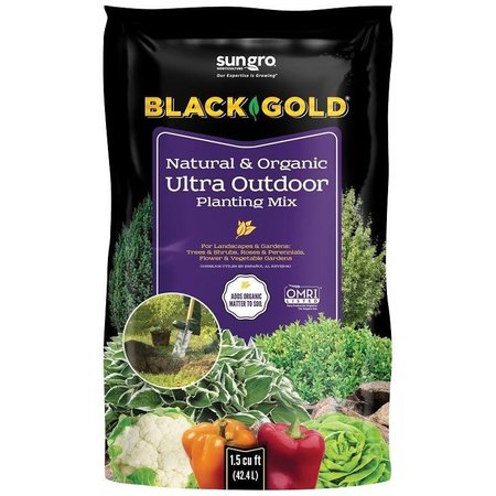 BLACK GOLD Ultra Outdoor Planting Mix, 15 cuft Coverage Area, 15 cuft 1423001.CFL1.5P